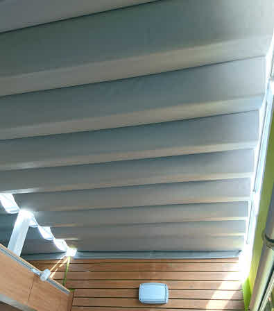 skylight ripple curtain