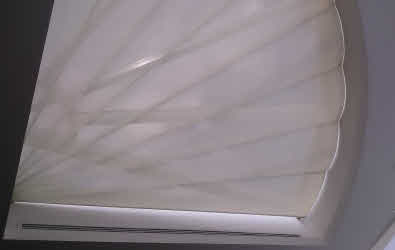 Fan Shape installation of the skylight curtain